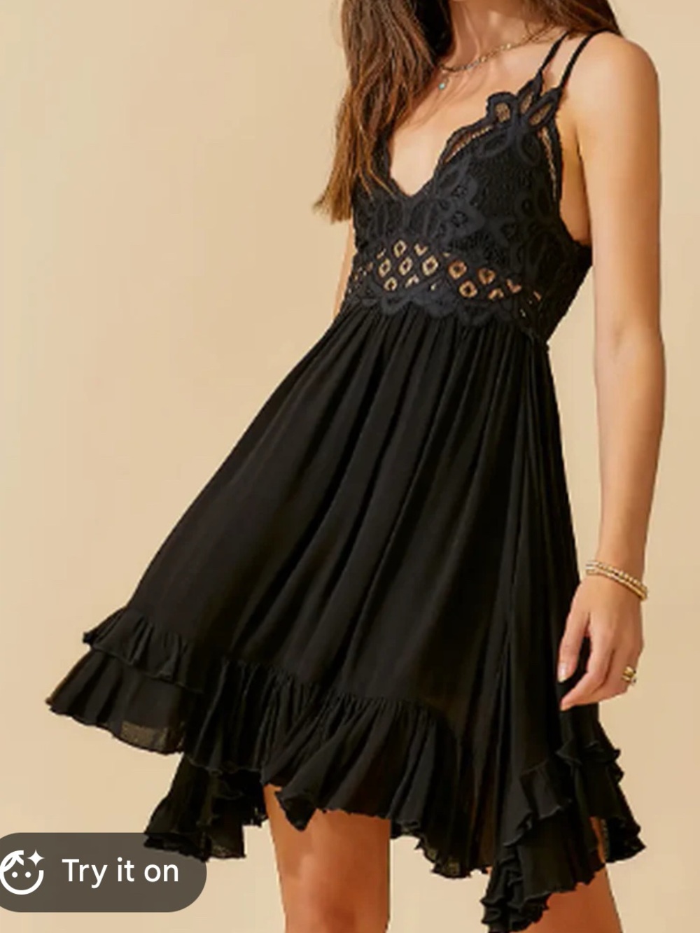 Free People xs lace dress - Picture 4 of 9